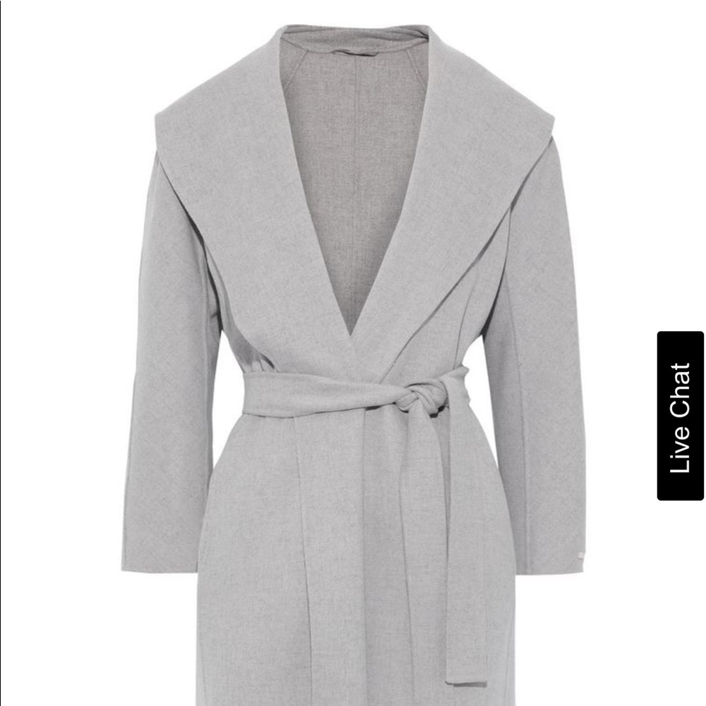 Max Mara Maxmara Coat sz 2 grey